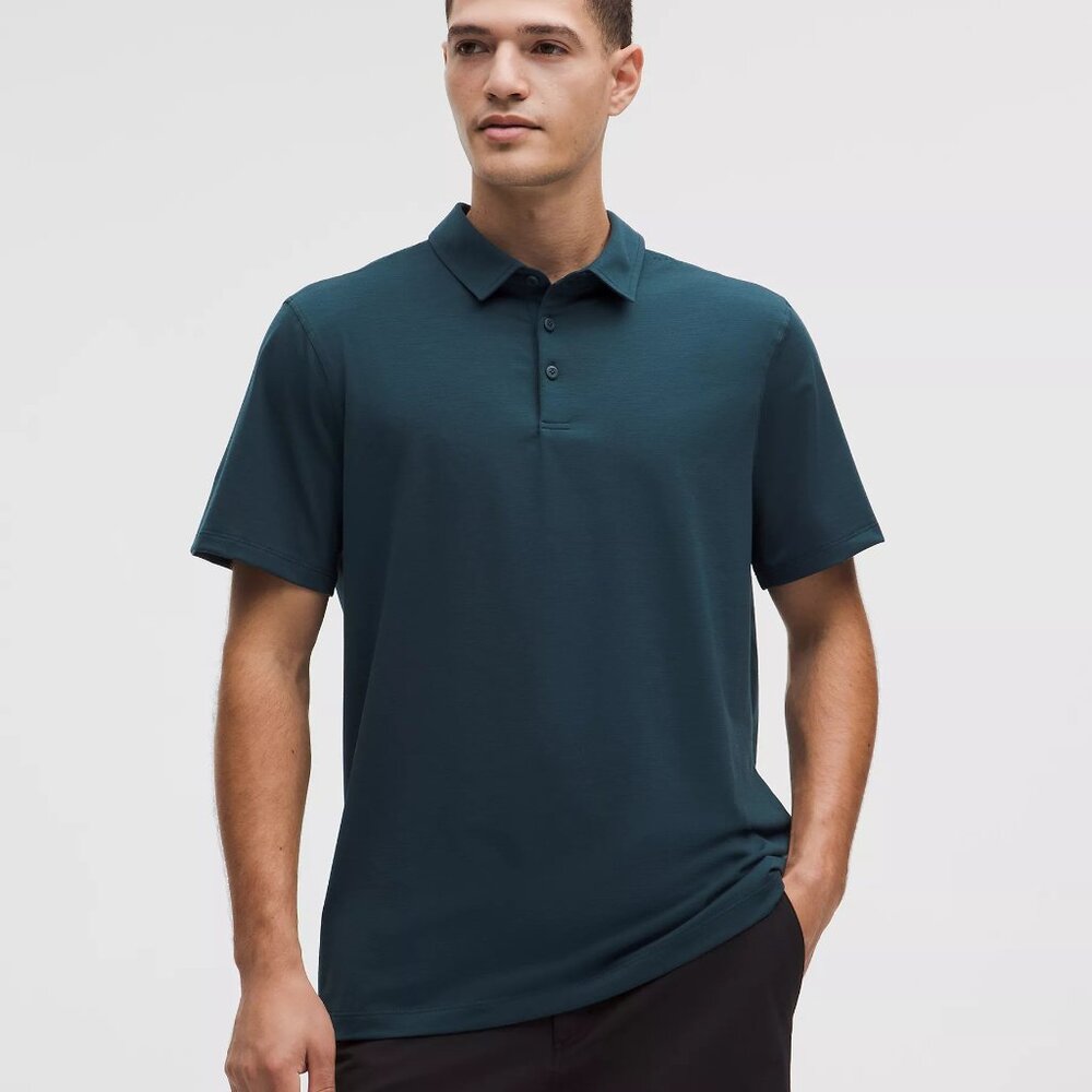 lululemon Evolution Short-Sleeve Polo Shirt - Indochine Blue
